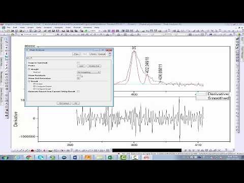 Baseline correction and Deconvolution of Mutil Peaks Using Origin software