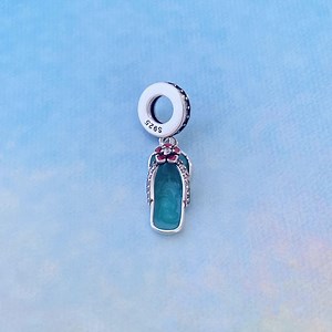 Flip Flops Dangle Charm,925 Silver Charm for Bracelet,necklace Pendant - Etsy