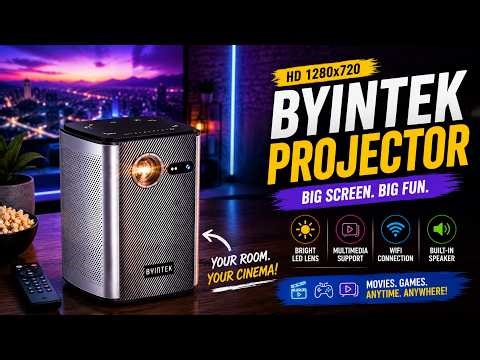BYINTEK HD Projector Review | Budget Home Cinema with Smart Features