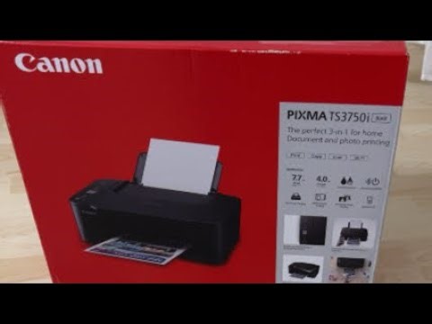 LIVE: UNBOXING CANON PIXMA TS3750i PRINTER