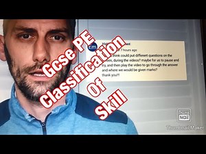 GCSE PE Classification of skills Paper 2