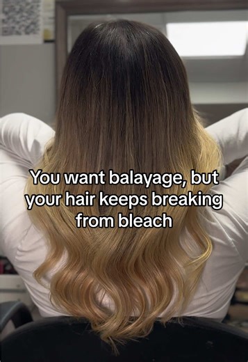 That doesn’t mean balayage isn’t for you. It means your hair needs a more refined approach. If lightening your natural hair leads to: • breakage • uneven tone • loss of length • fragile ends There is an elevated alternative: customized K-Tips extensions. Each K-Tips set is custom-matched and tailored to your hair: ✨ hand-selected blonde tones ✨ personalized placement for seamless blending ✨ balanced weight to protect fine or fragile hair ✨ dimension without over-processing your natural hair The 