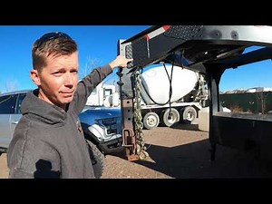 DIY Homemade Gooseneck Trailer Walk Around