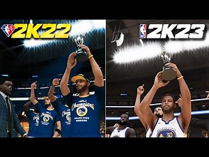 NBA 2K23 vs NBA 2K22 Comparison - Finals/Ring Celebration | [4K60FPS]