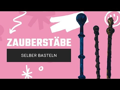 Zauberstäbe basteln DIY | So bastelst du Dir Deinen eigenen Zauberstab aus Holz