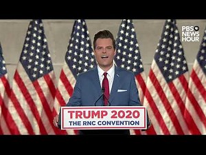WATCH: Matt Gaetz’s full speech at the Republican National Convention | 2020 RNC Night 1