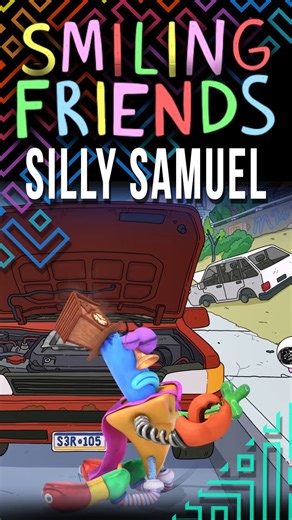 Smiling Friends - Silly Samuel #animation #toontoon ‪@happytreefiends‬