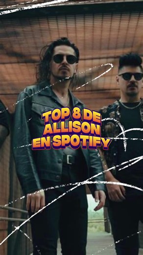 Las canciones más escuchadas de ALLISON 🎵 #allison #top8 #lista #canciones