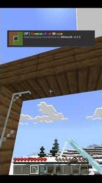 Cool add-ons for Minecraft bedrock/PE part.44 | connected glass #minecraft #addon #fyp #shorts