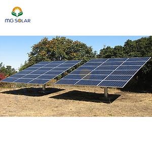 Durable and Adjustable Pole Ground Mounting System for Solar Panels