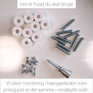 Montering af Individuel udtræk til affaldssortering