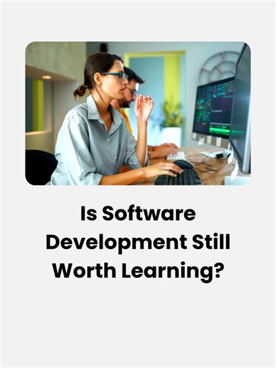 Everyone is asking if learning to code is still worth it. The real question is why 2026 changes everything. Software development isn’t disappearing, it’s evolving. AI and automation are reshaping what developers do, and those who start now won’t compete with AI, they’ll direct it. 2026 isn’t late. It’s early to the next version of the industry. #techexplained #softwareengineer #softwaredeveloper #webdeveloper