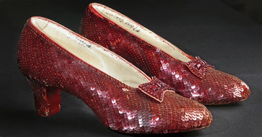 "The Wizard of Oz" slippers up for auction