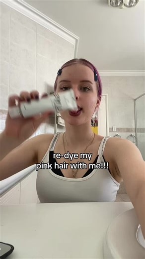 Re-dyeing Pink Hair Transformation Tutorial