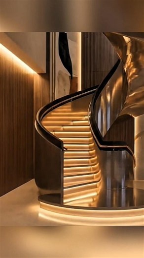 ​Modern Luxury: Custom LED & Epoxy Marble Staircase Build #shortsfeed #epoxyfloor #epoxystairs