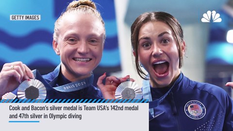 Kassidy Cook and Sarah Bacon win first American medal of the 2024 Olympics