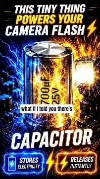 The Genius Design Behind Camera Flashes ⚡ #capacitor #electronics
