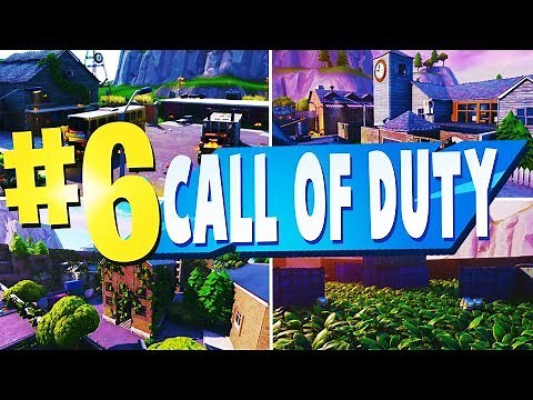 TOP 6 Best CALL OF DUTY Creative Maps In Fortnite | Fortnite COD Map CODES