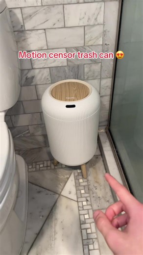 Transform Your Bathroom with an Automatic Motion Sensor Trash Can