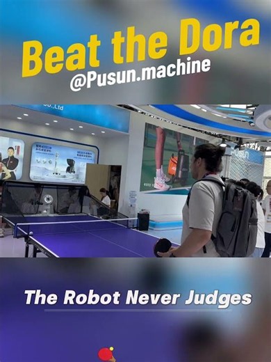 Meet Dora – your table tennis robot. 🏓🤖