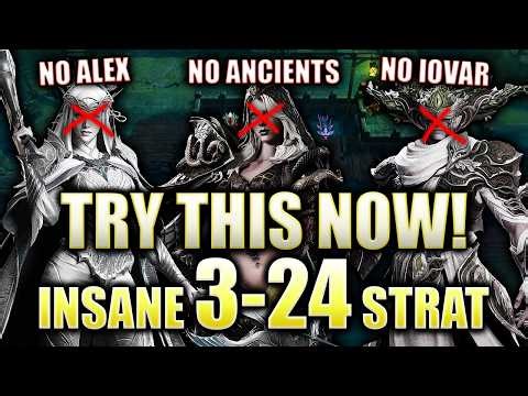 Beat 3-24 Now WITHOUT LADY ALEXANDRA! Actually Doable Strategy to Beat 3-24 ⁂ Watcher of Realms