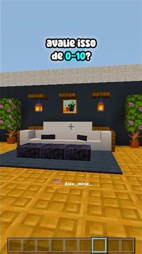 sofá moderno 🛋️ | Minecraft tutorial #shorts