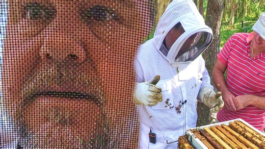 My first beehive inspection! Beginner beekeeping surprises & laughs