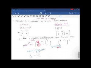 Gate Da 2025 |Linear algebra|13.The idea of elimination#gateda #gatedatascience#gateda2025