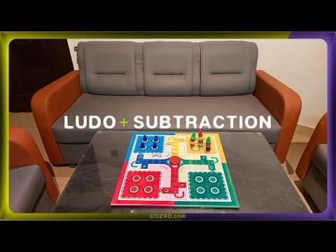 Learn Subtraction Playing Ludo | Best Math Game for Kids | Ludo Math Trick Part 2