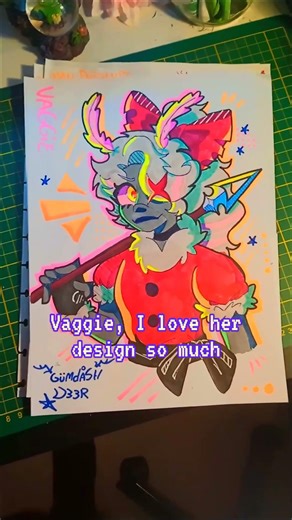 this darn song stuck in my head #art #strangerthings #helluvaboss #hazbinhotel #fyp