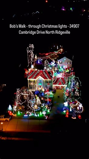 91K views · 115 reactions | Well he’s still not done setting up but here’s a preview of Bob Mangan’s @bob.mangan.7 Christmas Light setup. You can park and walk through his entire property decorated inside and out. He will have a live nativity scene and camel this year as well. | Lance Aerial Media | Facebook