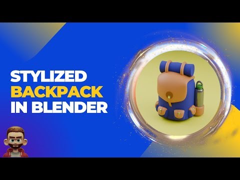 Blender for Beginners: Model an Elegant Stylized Backpack in 25 mins