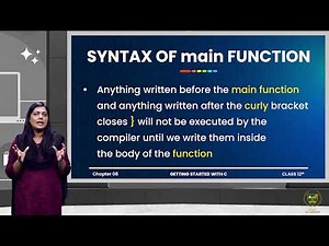 Structure of C Program( Part 02 ) | 12TH COMPUTER SCIENCE | CHP 08 | LECTURE NO 8.6