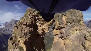 GoPro camera captures death-defying wingsuit jump