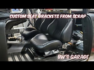 How I Made Custom Seat Brackets