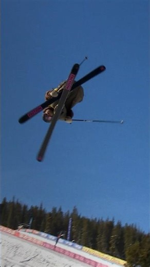 Talk about big air 👀 #skiing #snowboarding #livestream