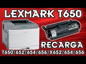 RECARGA │ REFILL TONER LEXMARK SERIE T650