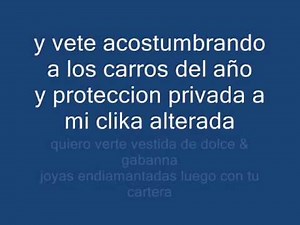 el rm-amor mafioso letra