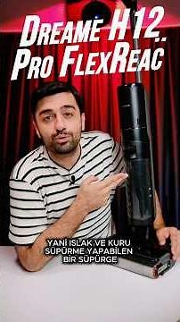 Dreame H12 Pro FlexReach Wet Dry Vacuum Cleaner Review #H12ProFlexReach #DreameTurkey #DreameTech