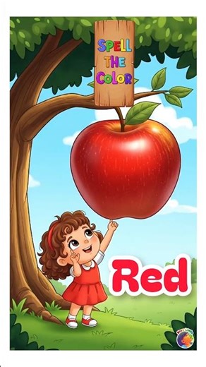 R-e-d || Spell the color Red #staylittlechannel #kidslearning