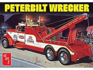 Unboxing AMT 1133 1/25 Peterbilt 359 Wrecker Kit