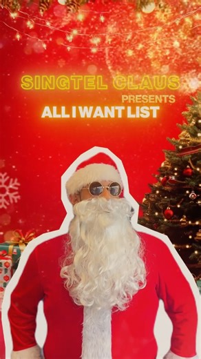 Singtel on Instagram: "🎄✨ Hello, giving season! Singtel Claus is here to turn your wish lists into real possibilities. Introducing The All I Want List. From now till 11 Dec, tell us what you’re wishing for — and you might just unwrap it early. How to join: 🎁 More Picks: Drop your Top 5 wish list items from our More Picks List, share how you're celebrating Christmas, and tag 2 friends in the comments below. Three winners will receive their picks! 🎥 Top Picks: Make a festive video featuring you