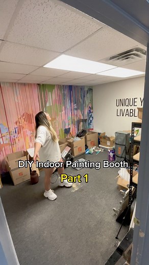 DIY Indoor Painting Booth (Pt. 1)I finally made the decision to DIY our first indoor painting booth! For those of you who have followed me, I have been using an inflatable painting booth for about over 1 year. It’s been super handy but this room is going to change the game with top notch air filtration and climate control to be able to paint in extreme weather, hot or cold. With Texas weather, I can’t ever be sure what we will get!Follow me in this DIY journey to see how I was able to make a sta