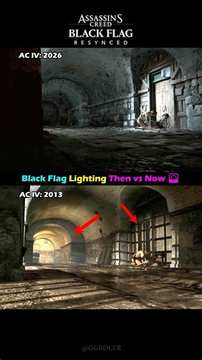 Black Flag Lighting Then vs Now 🌅 2013 vs 2026 Remake