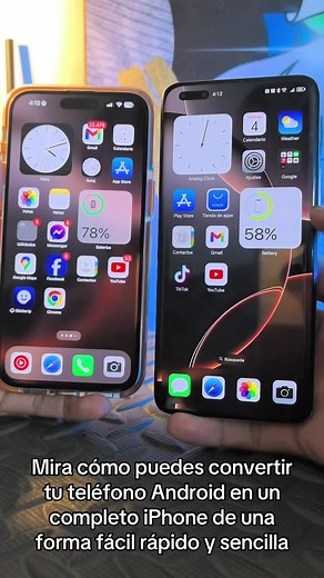 Convierte tu Android en un iPhone fácilmente