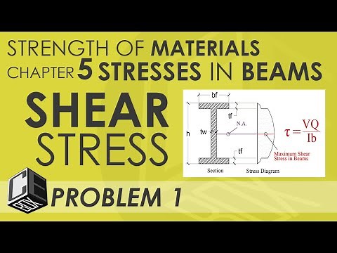 Strength of Materials Chapter 5 Shear Stress in Beams Problem 1 (PH)
