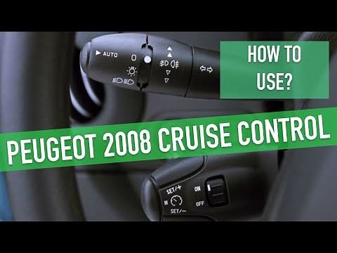 NEW PEUGEOT 2008 CRUISE CONTROL - HOW TO USE?