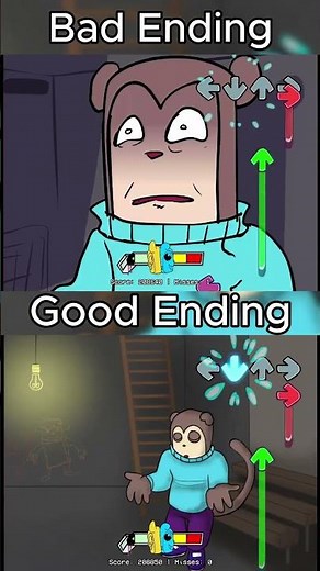 anotherbrother - good vs bad ending #fnf #fnfmod