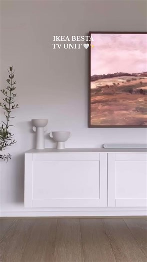 Create a Stylish and Functional TV Unit with IKEA BESTA