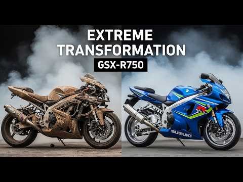 I Rebuilt a Destroyed Suzuki GSX-R750 From Scratch